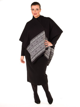 Ladies Wrap Fair Isle Design