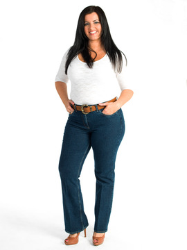 Ladies Plus Size Bootcut Jeans