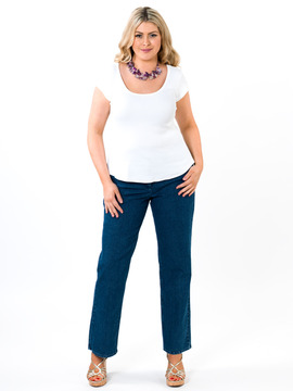 Plus Size Straight Leg Jeans