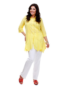Yellow Cotton Blouse