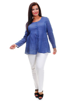 Atlantic Blue Blouse
