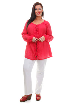 Hot Pink Blouse