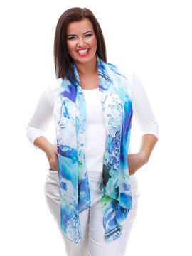 Lorenzo Scarf - Blue & Green