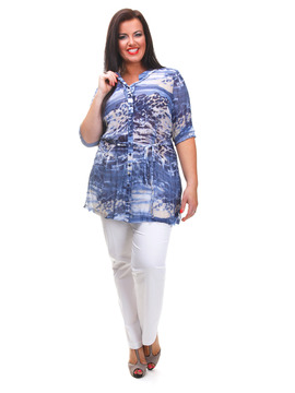 Gelco Shades of Blue Blouse