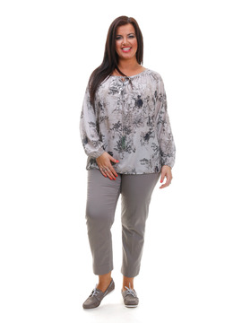 Taupe Crop Trousers