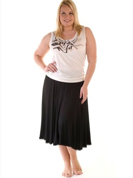 Black Plus Size Skirt