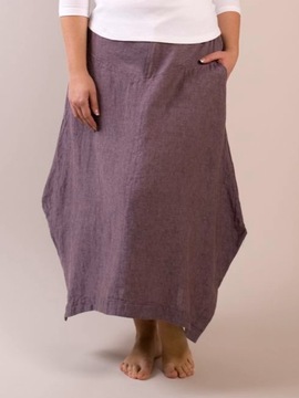 Lavender Linen Skirt