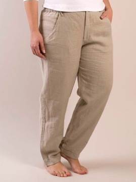 Sand Linen Trousers