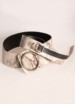 Snake Effect Drop Ring Belt
