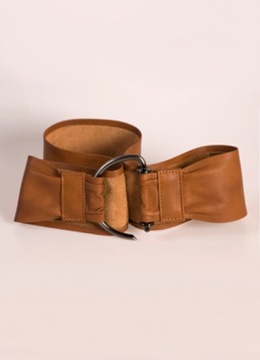 Soft Leather Hook Belt